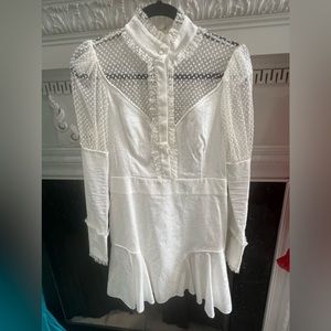 Alexis white dress size Medium